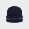 Reflective Beanie – Navy/Silver