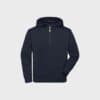 Unisex Workwear Half-Zip Hoodie – Navy