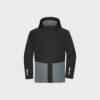 Workwear Hardshell Regenjacke – Black/Metal Grey
