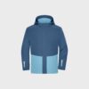 Workwear Hardshell Regenjacke – Deep Blue/Steel Blue
