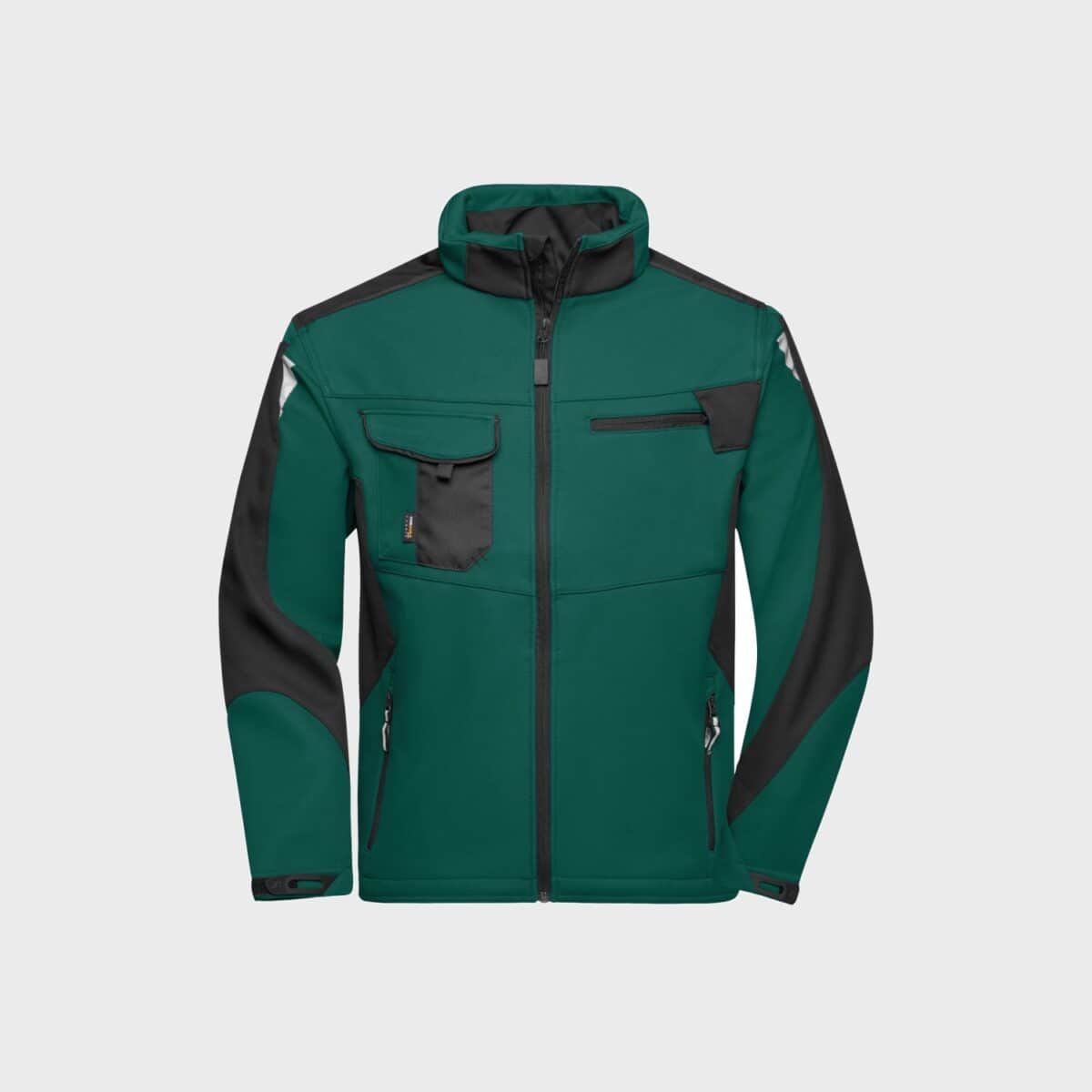 workwear-softshelljacke-strong-dark-green-black-kaufen-besticken_stickmanufaktur